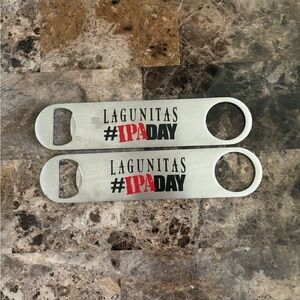 Lagunitas Brewing Bottle Opener Stainless Steel Lot of 2 Collectible IPADAY New